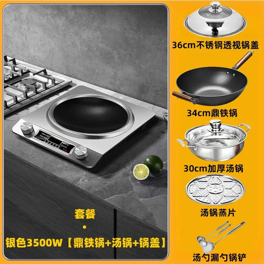 Fornello A Induzione Domestico 3500W Impermeabile Cucina Efficiente E Versatile Per Preparazioni