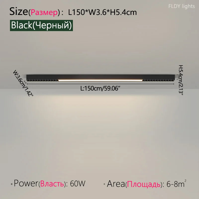 Lampada Da Soffitto A Led Moderna Nordic Nero Per Soggiorno Cucina Ingresso Ufficio