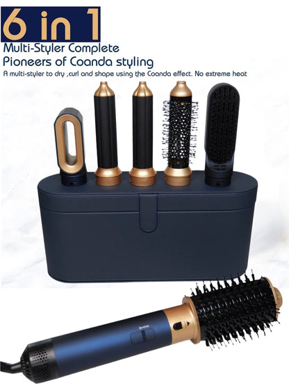 6 in 1 Multi Styler Nuovo design Asciugacapelli per capelli 6 in 1 styler con barile di arricciatura Spazzola ad aria calda Strumento per lo styling MultiStyler