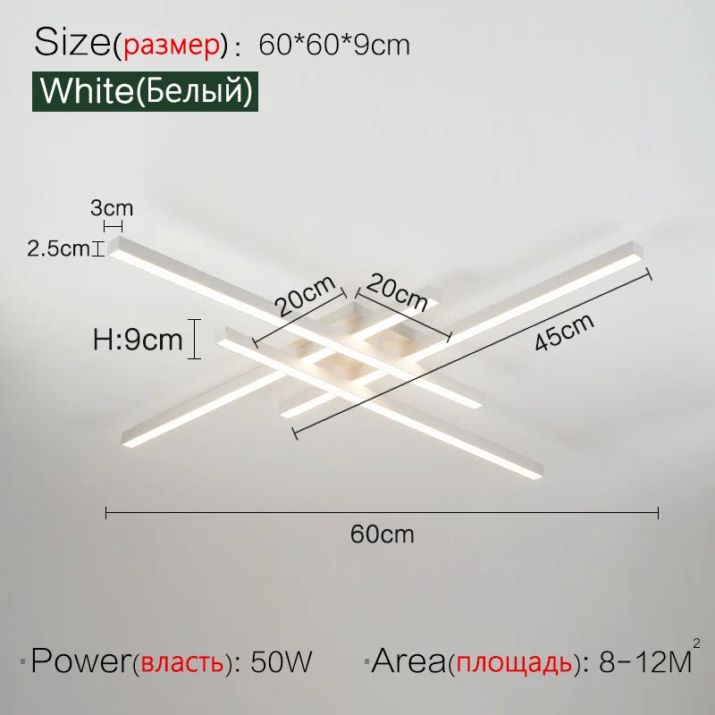 Plafoniera Moderna In Alluminio Spazzolato Per Soggiorno E Camera Da Letto Luce Diffusa Design Minimalista