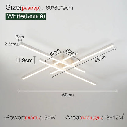 Plafoniera Moderna In Alluminio Spazzolato Per Soggiorno E Camera Da Letto Luce Diffusa Design Minimalista
