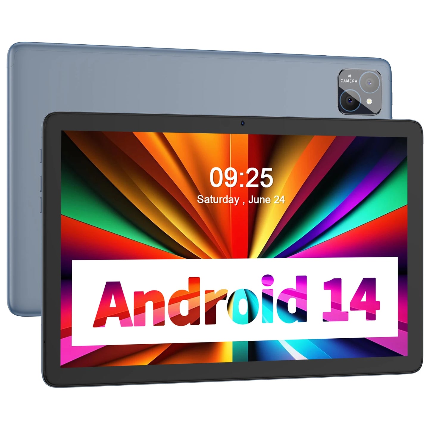 Pritom Tab11 Tablet Android 14 Da 10 Pollici Con 8 GB RAM E 128 GB ROM Octa Core WiFi 5G Tastiera E Custodia