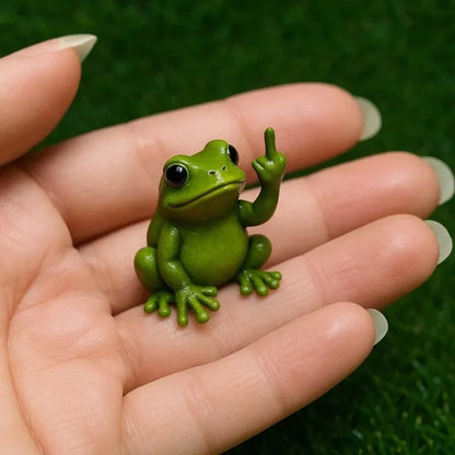 Mini Scultura In Resina Dito Medio Animale Per Scrivania Decorazione Ufficio E Casa Moderne