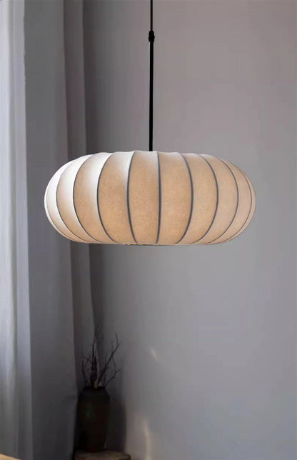 Lampadario Wabi Sabi Giapponese In Seta Bianca Per Ristorante Studio Soggiorno Cucina Moderno