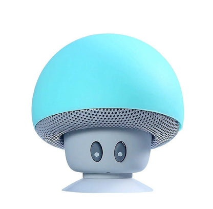 Mini Altoparlante Bluetooth Rosa Portatile Con Design Funghetto E Supporto Ventosa Per Telefono E PC