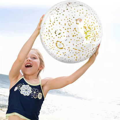 Pallone Da Spiaggia Gonfiabile 40 Cm Colorato Per Giochi In Piscina E Feste Estive