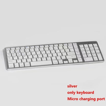 Set tastiera e Mouse Bluetooth Wireless Ultra sottile compatibile per Mac OS/iOS/iPad OS tastiera ricaricabile per MacBook