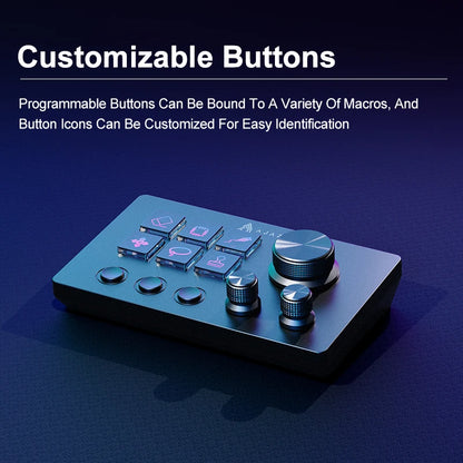 Pannello Di Controllo Desktop Programmabile Con Pulsanti Macro Personalizzabili Mini Tastiera Per Scenari Multipli