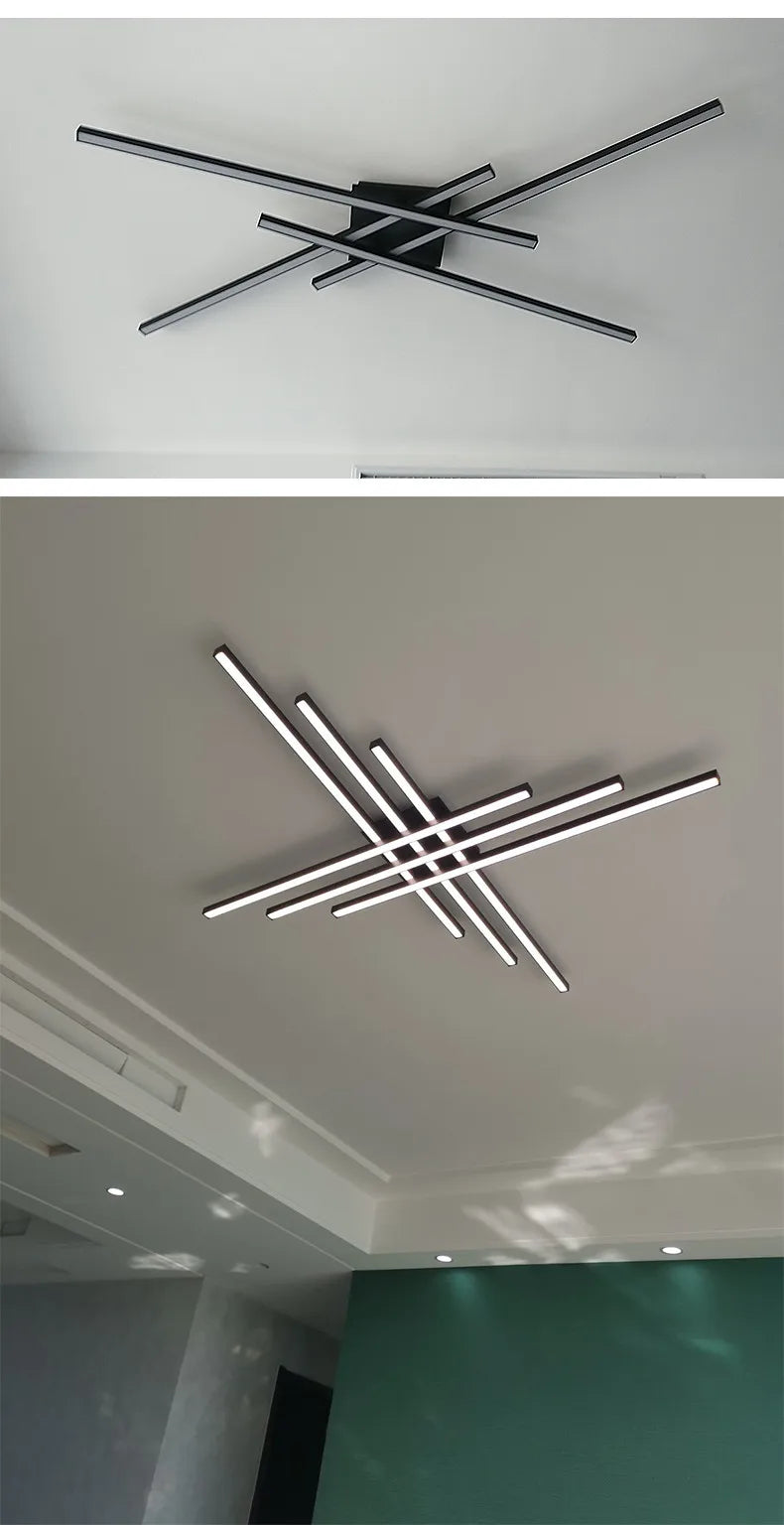 Plafoniera Moderna In Alluminio Spazzolato Per Soggiorno E Camera Da Letto Luce Diffusa Design Minimalista
