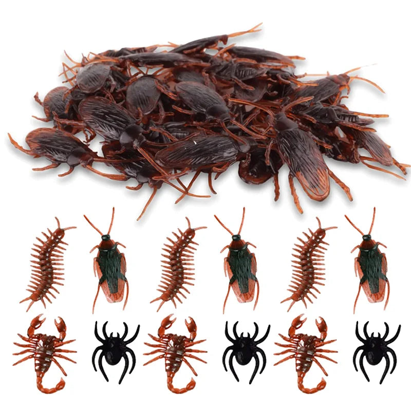 Insetti Finti Ragno Millepiedi Scorpione Plastica Bambini