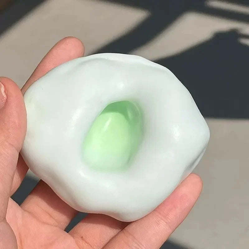 Squishy sottovuoto modellabili Palla di sabbia Palla antistress per uva Palla rumorosa antistress Desktop Spremitura Giocattolo lenitivo Regalo di compleanno