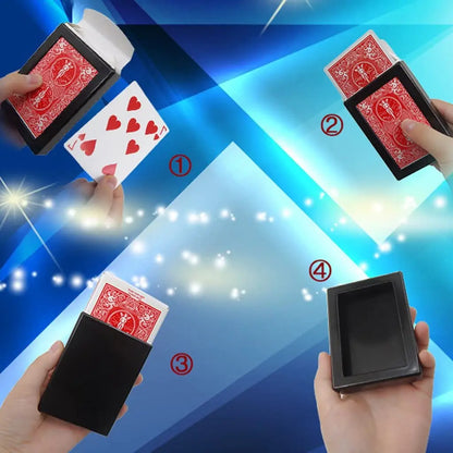 Custodia Per Carte Di Fuga Per Mazzo Da Poker E Trucchi Magici Scatola Illusionistica Regalo Unisex