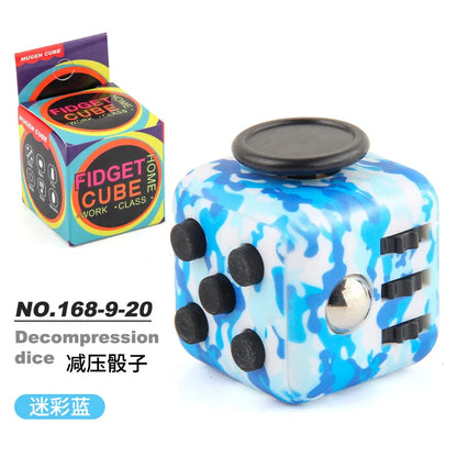 Dadi Di Decompressione Fidget Monocolore Per Sollievo Dallo Stress Rilascio Ansia Adulti E Bambini