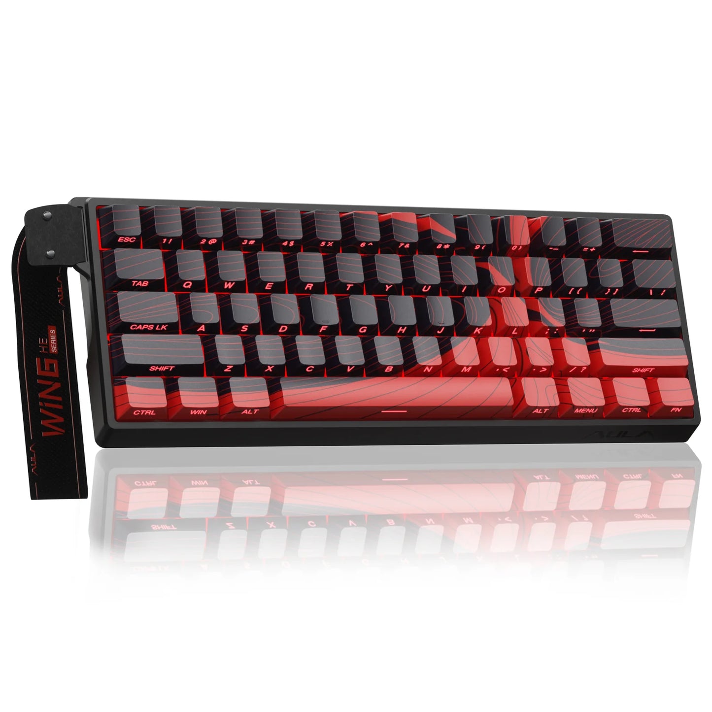 Tastiera Meccanica Gaming AULA WIN60 HE Pro MAX Cablata con Switch Magnetici a Effetto Hall, RT Regolabile, Hot-Swap, 8000Hz per Esport