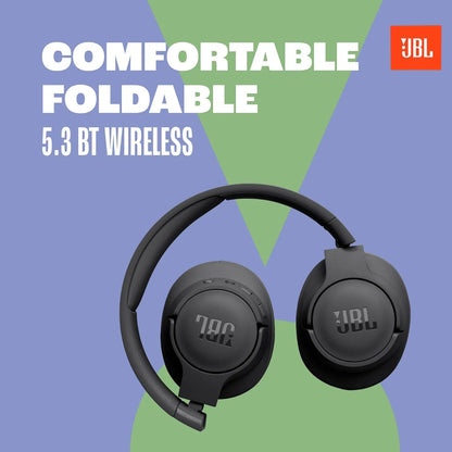 JBL TUNE 720BT Cuffie stile over-ear wireless Bluetooth originali autentiche Connessione multipunto pieghevole per musica sportiva