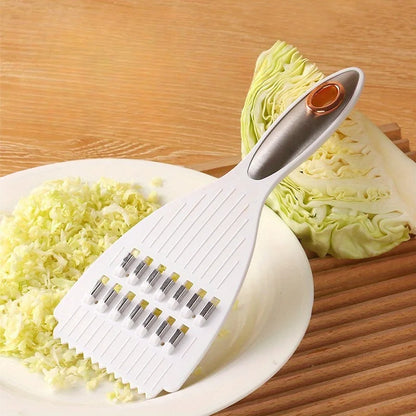 Affettatrice Multifunzionale in Acciaio Inox per Patate Cetrioli Carote Taglio Sottile Facile da Usare