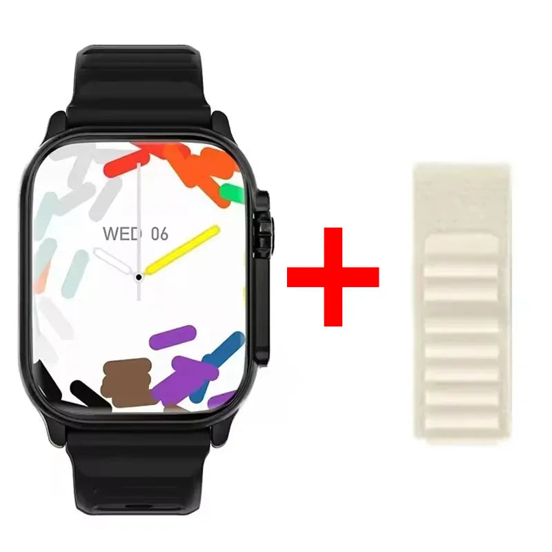 Nuovo Smartwatch 2026 Watch 10 Ultra 49mm con NFC, GPS, Chiamate Bluetooth, Musica BT, Giochi e Ricarica Wireless per Uomo e Donna