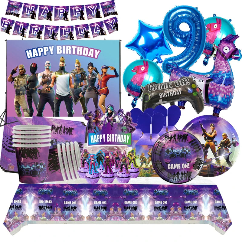 Decorazioni Festa Bambini Tema Alpaca Lama Cartoon Piatti e Tovaglie Set Per Feste
