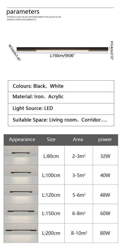 Lampada Da Soffitto A Led Moderna Nordic Nero Per Soggiorno Cucina Ingresso Ufficio