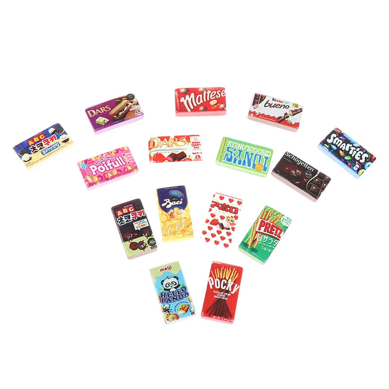 Set Da 10 Miniature Snack In Resina Per Casa Delle Bambole Decorazioni Cucina E Supermercato