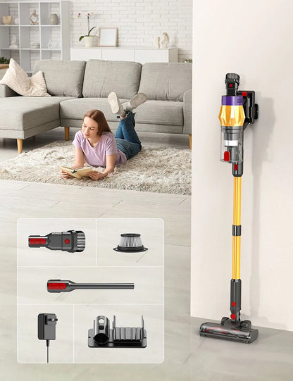 Ideach V18 Aspirapolvere Senza Fili Portatile Per La Casa Con Batteria Rimovibile 550W Controllo Touchscreen