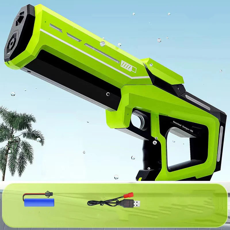Pistole ad acqua elettriche per adulti Potente spruzza d'acqua automatica Aspirazione d'acqua Blasters Estate Giocattolo da spiaggia all'aperto per ragazzi Regalo per bambini