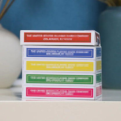 Mazzi Di Fuga Rosso Blu Per Magia Da Vicino Set Carte Per Mentalismo Illusioni Professionale