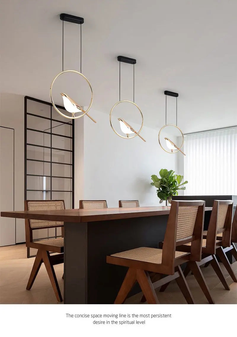 Lampada Sospensione Led Argento Dorato Interni Design Moderno Per Letto e Soggiorno Alimentazione AC 85 265 Volt