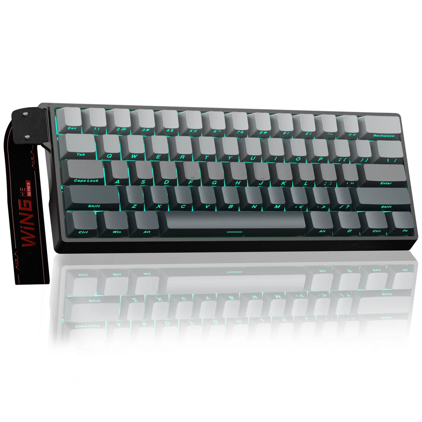Tastiera Meccanica Gaming AULA WIN60 HE Pro MAX Cablata con Switch Magnetici a Effetto Hall, RT Regolabile, Hot-Swap, 8000Hz per Esport