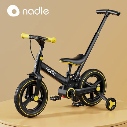 Bicicletta Per Bambini Pieghevole 2 In 1 Con Pedali Età Da 1 A 6 Anni Telaio In Alluminio