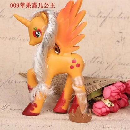 Set di giocattoli My Little Pony Fluttershy Rainbow Dash Twilight Sparkle Princess Cadence Luna Regalo a mano