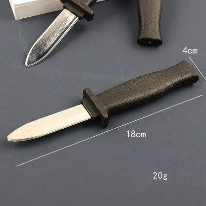 Coltello Finto Retrattile In Plastica Per Trucchi Halloween Realistico E Sicuro Per Adulti