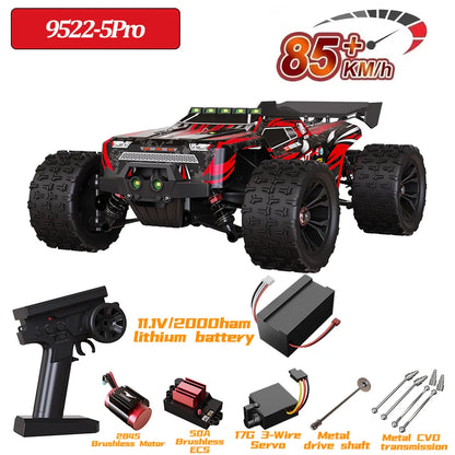 9522PRO 85KM/H Auto RC ad alta velocità Brushless a quattro ruote motrici Off-road Drift 1:16 Auto da corsa professionale 9522 50KM/H Giocattolo per ragazzi