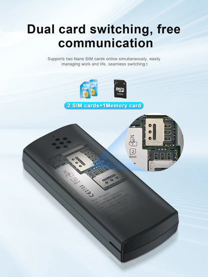 Servo BM150 Telefono Cellulare Mini Due Sim Registrazione Automatica Chiamate Blocco Lista Nera