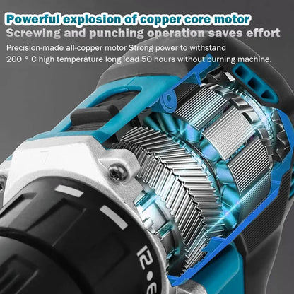 Makita Originale DDF487 Trapano avvitatore a batteria Cacciavite a percussione elettrico senza spazzole 18V Utensile elettrico ricaricabile