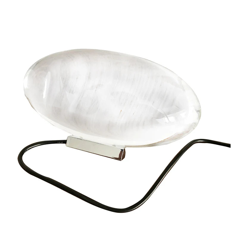 Lampada Da Tavolo Design Italiano Led Cristallo Eye Of The Sky Luce Notturna Per Soggiorno E Camera Da Letto