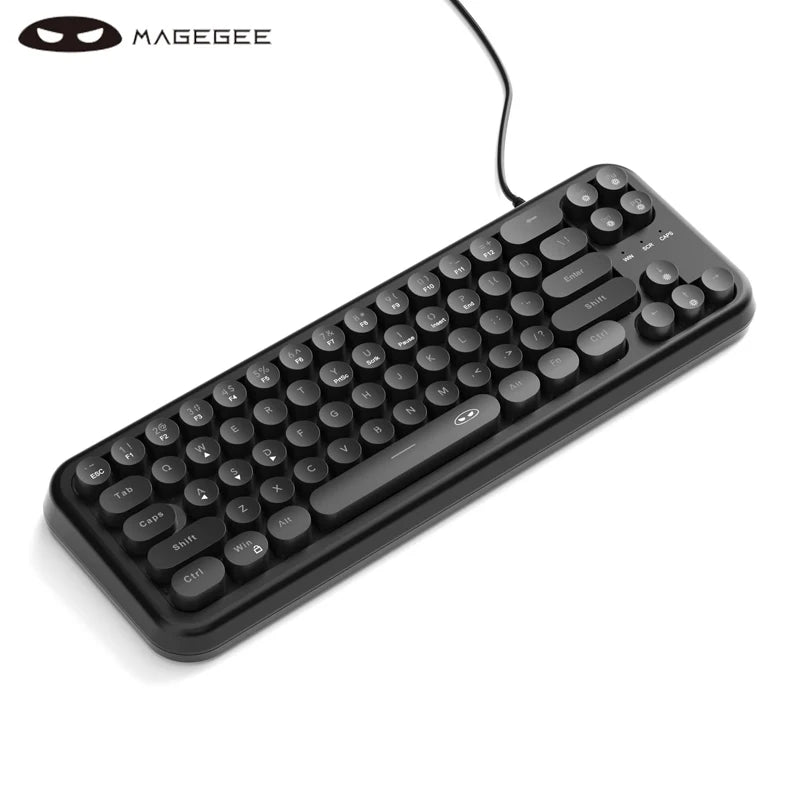 Tastiera Da Gioco MageGee Mini 60 Per Cento Con 61 Tasti Retroilluminata Rgb Ergonomica Impermeabile TS91