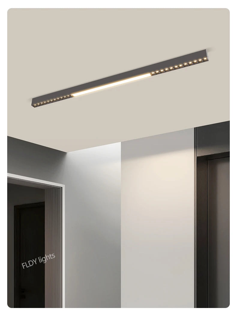 Lampada Da Soffitto A Led Moderna Nordic Nero Per Soggiorno Cucina Ingresso Ufficio