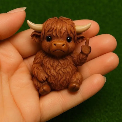 Mini Scultura In Resina Dito Medio Animale Per Scrivania Decorazione Ufficio E Casa Moderne