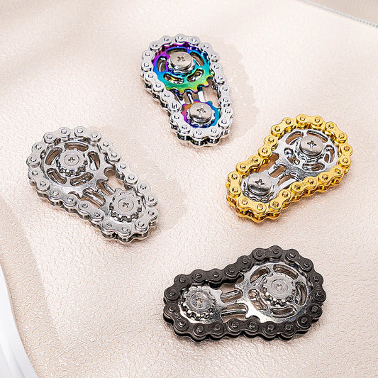 Giroscopio Fidget Spinner In Metallo Antistress Edc Per Ansia Ufficio Casa Adulti Bambini