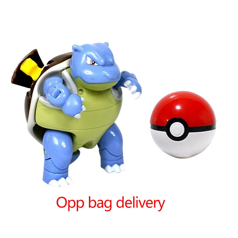 Pokemon Pokeball Figura Palla Pikachu Charizard Mewtwo Mew Eevee Gengar Lapras Blastoise Venusaur Gyarados Giocattolo Educativo Per Bambini