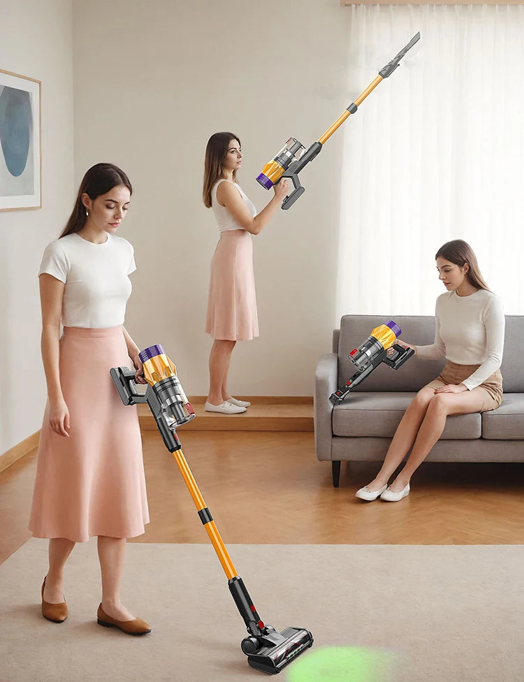 Ideach V18 Aspirapolvere Senza Fili Portatile Per La Casa Con Batteria Rimovibile 550W Controllo Touchscreen