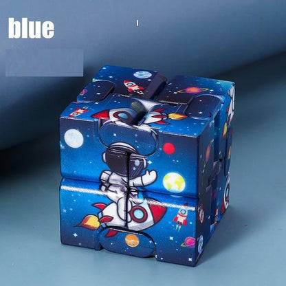 Infinity Cube Fidget Antistress Gioco Puzzle Dita Sollievo Ansia Regalo Bambini Autismo