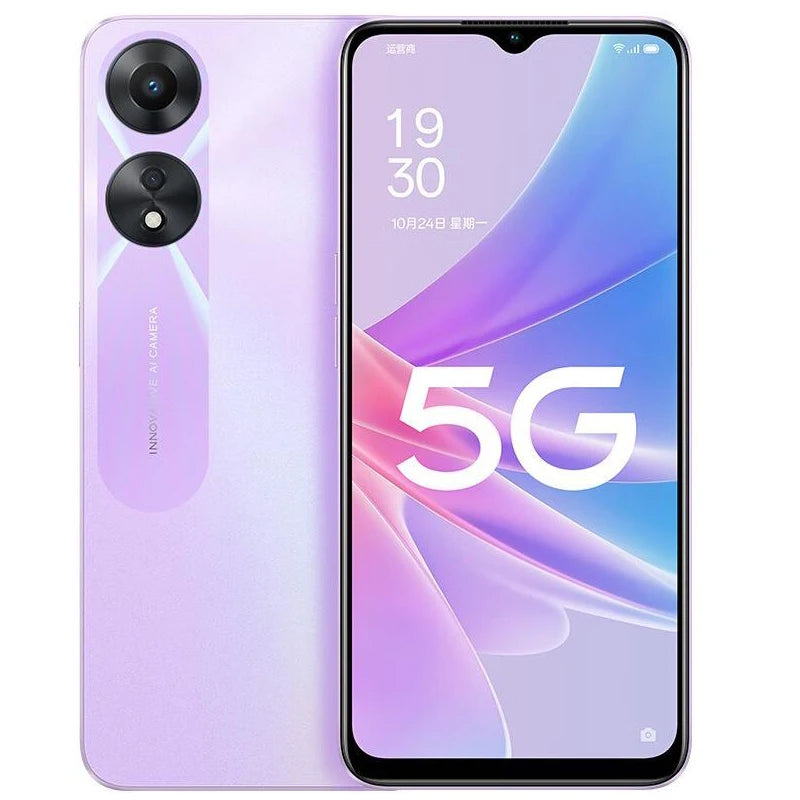 Smartphone OPPO A78 5G, firmware globale, RAM 8GB, ROM 256GB, fotocamera 50MP, Android 12, processore MTK Dimensity 700, batteria 5000mAh, CPH2491, telefono usato.