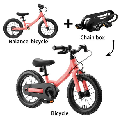 Bici Equilibrio Bambini 2 In 1 Età 2 6 Anni Telaio Alluminio Ruote Da 12 Pollici
