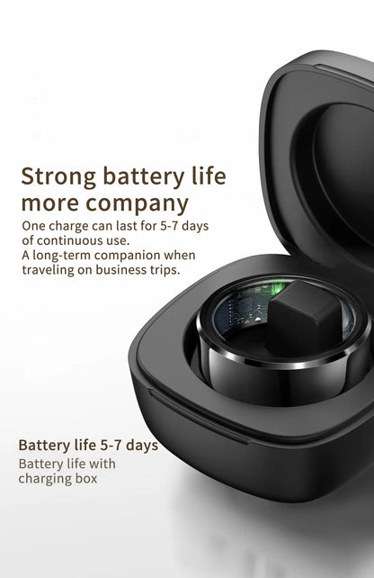 Anello Fitness Intelligente Per Huawei Xiaomi Tracciamento Attività Sonno Bluetooth Adatto iOS Android