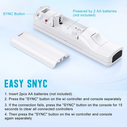 Set controller 2 in 1 per Nintendo Wii Joystick Motion Plus opzionale Gamepad remoto wireless con custodia in silicone Videogioco