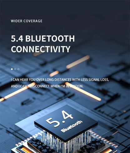 Auricolari Bluetooth Cuffie Wireless con Microfono Integrato Cancellazione Attiva del Rumore Vivavoce Impermeabili