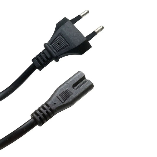 Cavo di alimentazione UE 2pin IEC320 C7 US Cavo di prolunga di alimentazione per caricabatterie portatile Dell Canon Epson Stampante Radio Altoparlante PS4 XBOX LG Sony