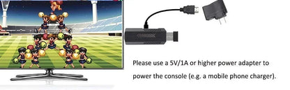 X2 Plus Game Stick 4K HD 2.4G Retro Console per videogiochi Controller wireless TV 50 Emulatore per giochi PS1/N64/DC 128G